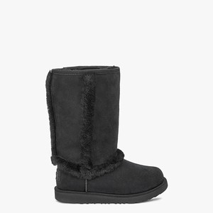 Ugg Hadley II Waterproof Tall Alla Väderstövlar Barn Svarta (639184WPK)